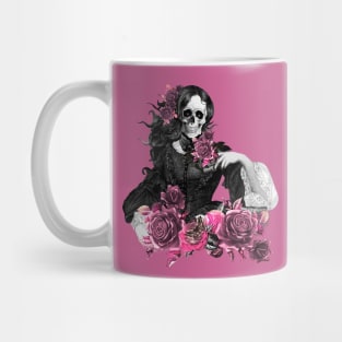 Lady skull, dark, catrina, scheletri amanti, fantastici teschi, ossa, gothic lady Mug
